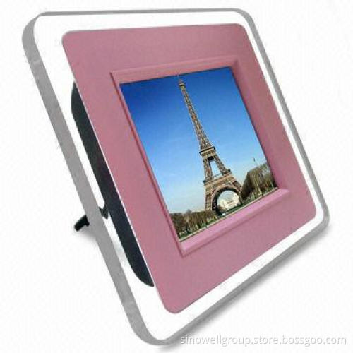 3.5" Digital Photo Frame, Supports Photo Browse, Video, Music Playback, SD Card and Remote Control